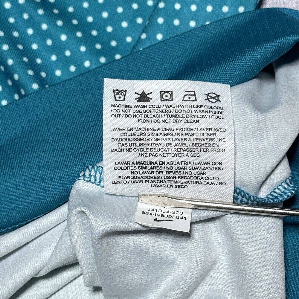 NEW Nike Tour Golf Performance Dot Geometric Print Polo Shirt Womens Large NWT‎ - Picture 12 of 16